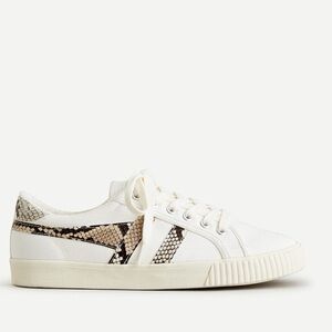 Gola Mark Cox x J.Crew Safari tennis shoes in off white/snake